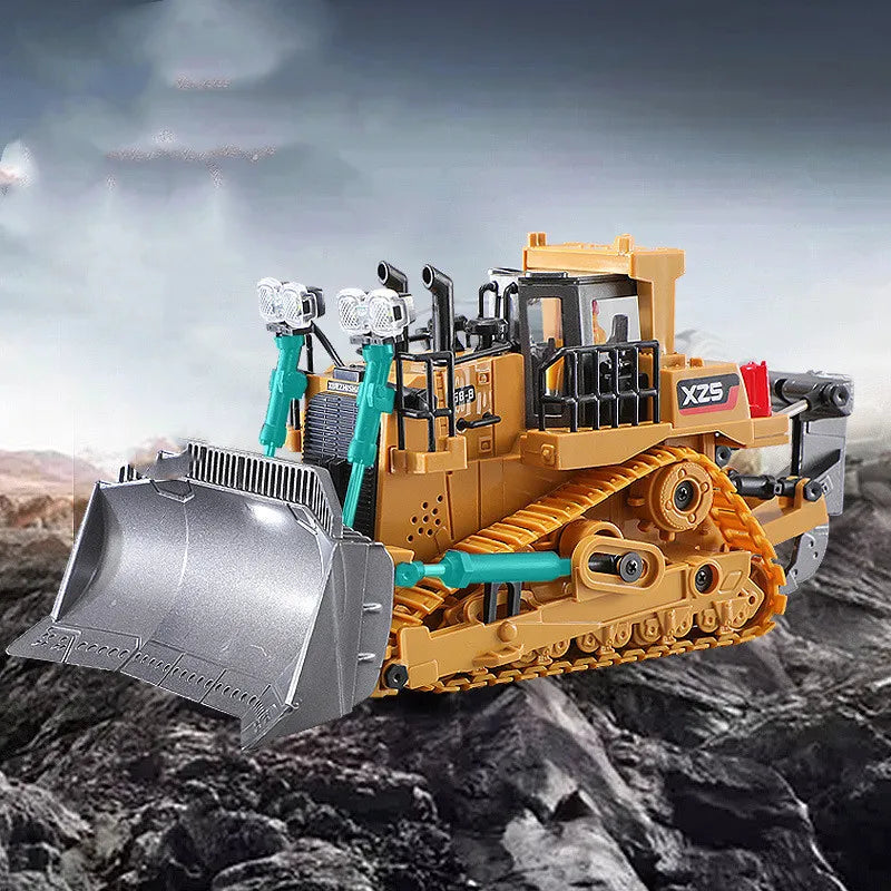3-in-1 RC Construction Vehicles Set – Excavator, Bulldozer & Dump Truck – Heavy Duty Metal Toys