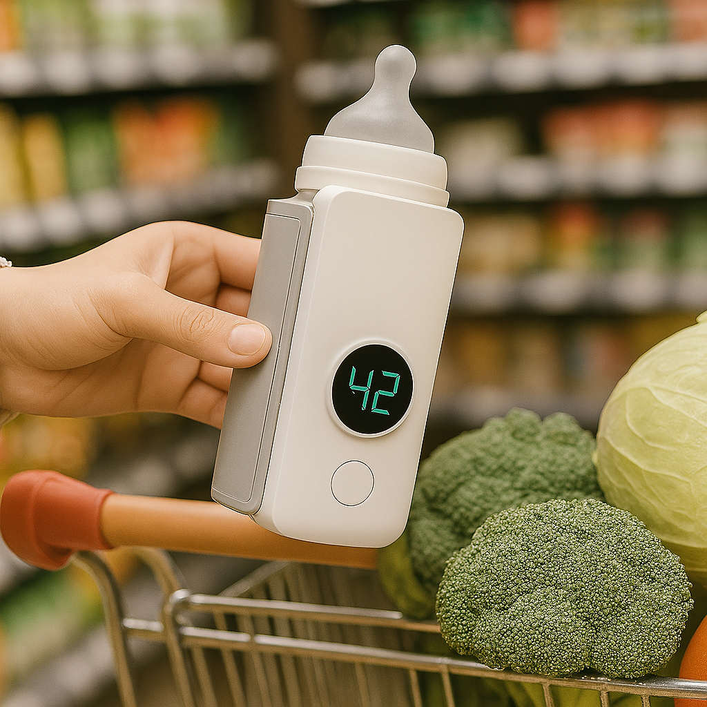 Portable Wireless Rechargeable Baby Bottle Warmer