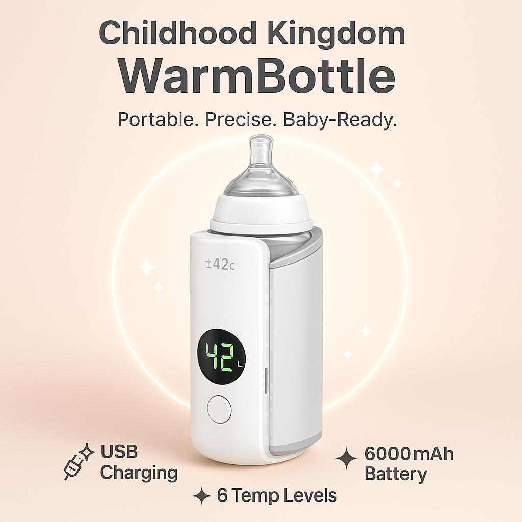 Portable Wireless Rechargeable Baby Bottle Warmer