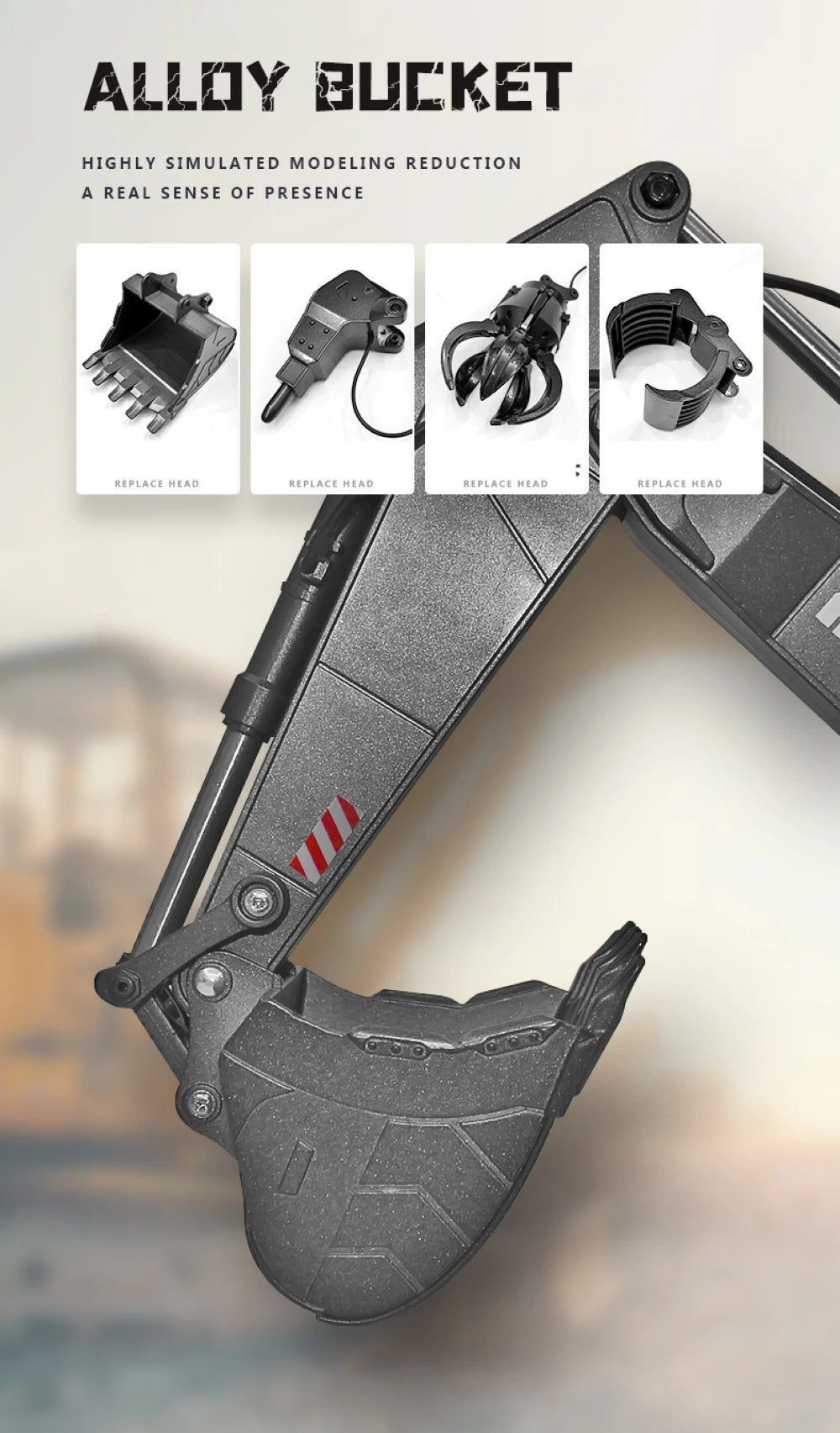 Huina 1593 RC Excavator 1:14 (2025 Model)