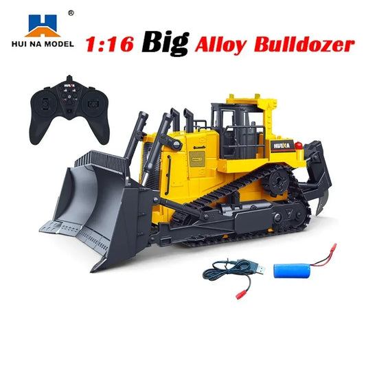 HUINA 1554 1:16 RC Bulldozer Truck