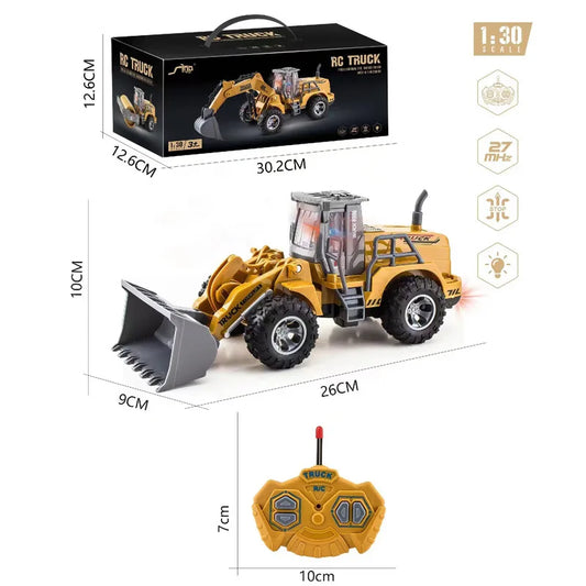 1:30 RC Bulldozer Truck – 4WD 6-Channel