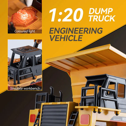 4WD RC Dump Truck – 1:20 Remote Control Construction