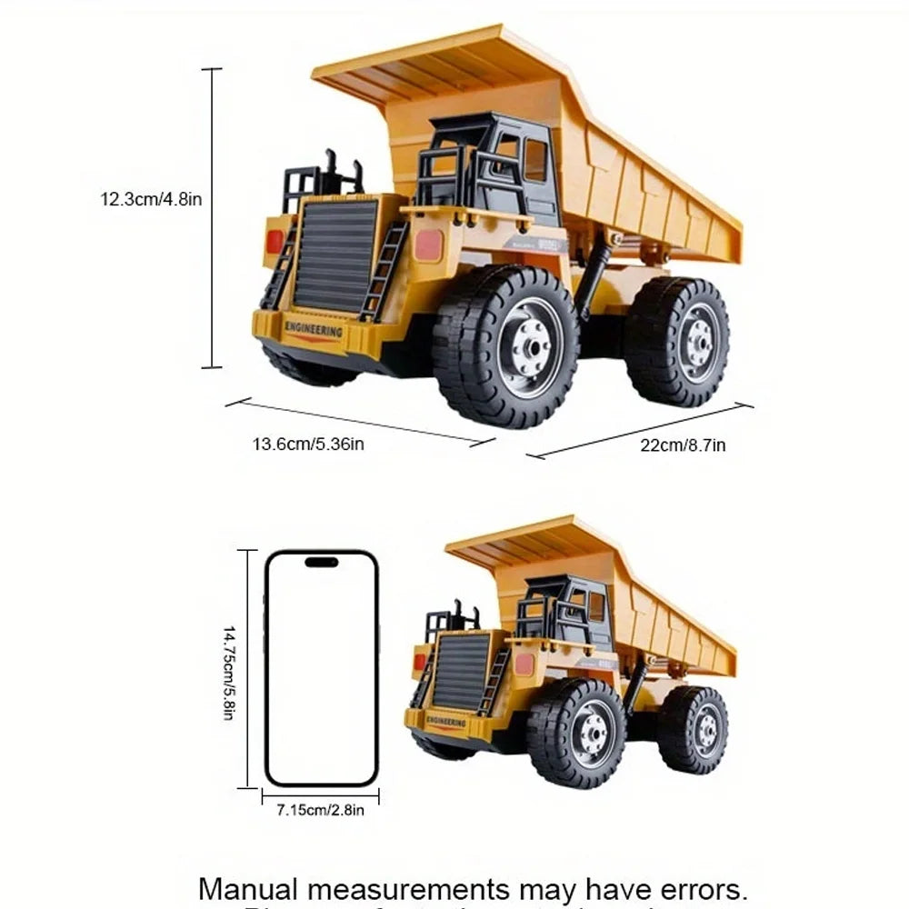 4WD RC Dump Truck – 1:20 Remote Control Construction