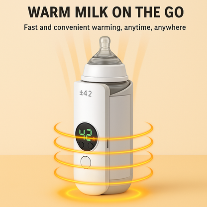 Portable Wireless Rechargeable Baby Bottle Warmer